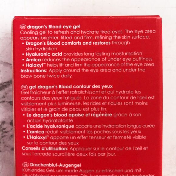 NIB Rodial Dragon's Blood Eye Gel Hydrate & Tone, Depuffing & Cooling - Picture 7 of 9